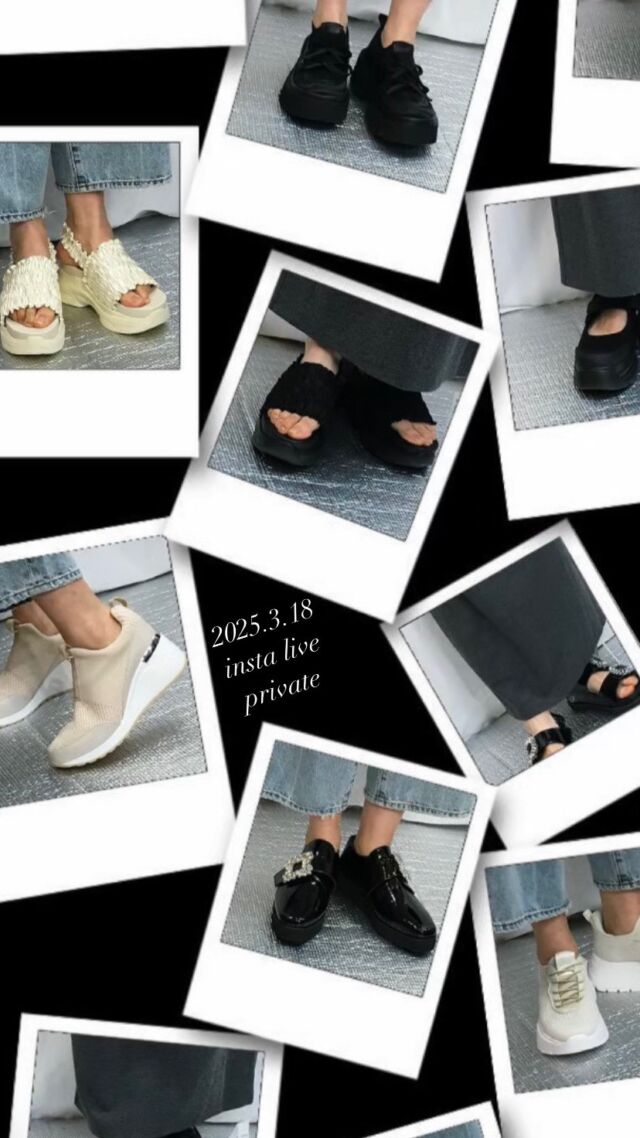 2025.3.18
EVOL spring shoes
insta live⭐️private